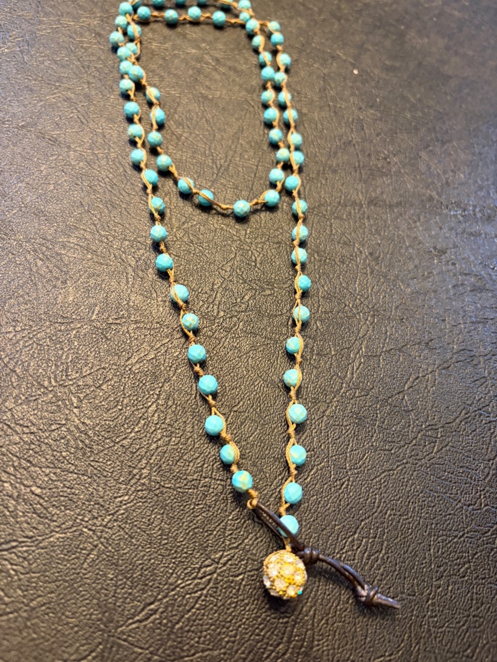 Women's Boho Turquoise Beaded Necklace
